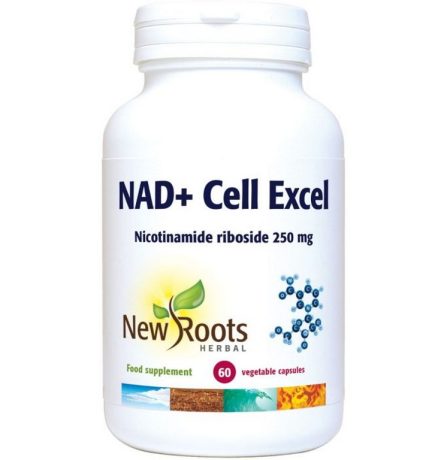 New Roots NAD+ Cell Excel 60 Veg Capsules